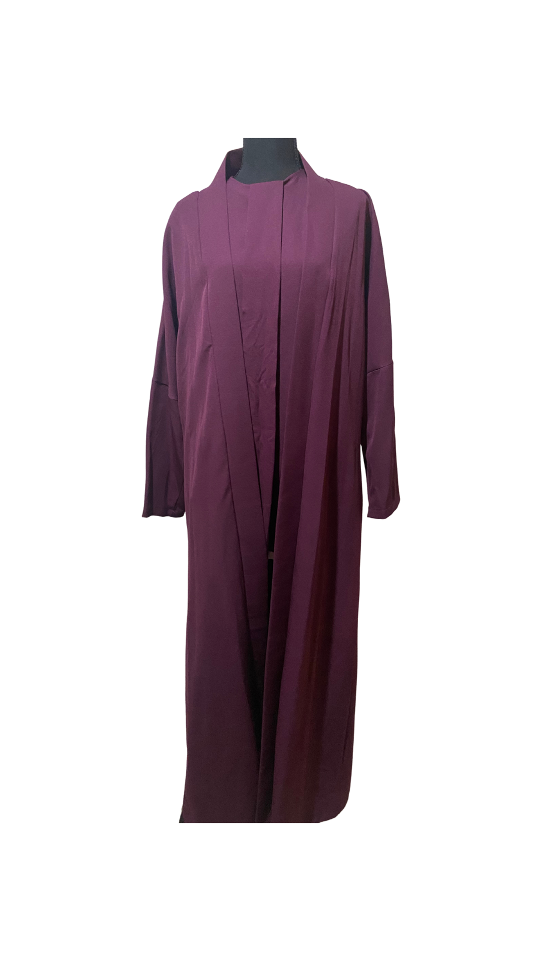 Purple Three Piece Abaya Set