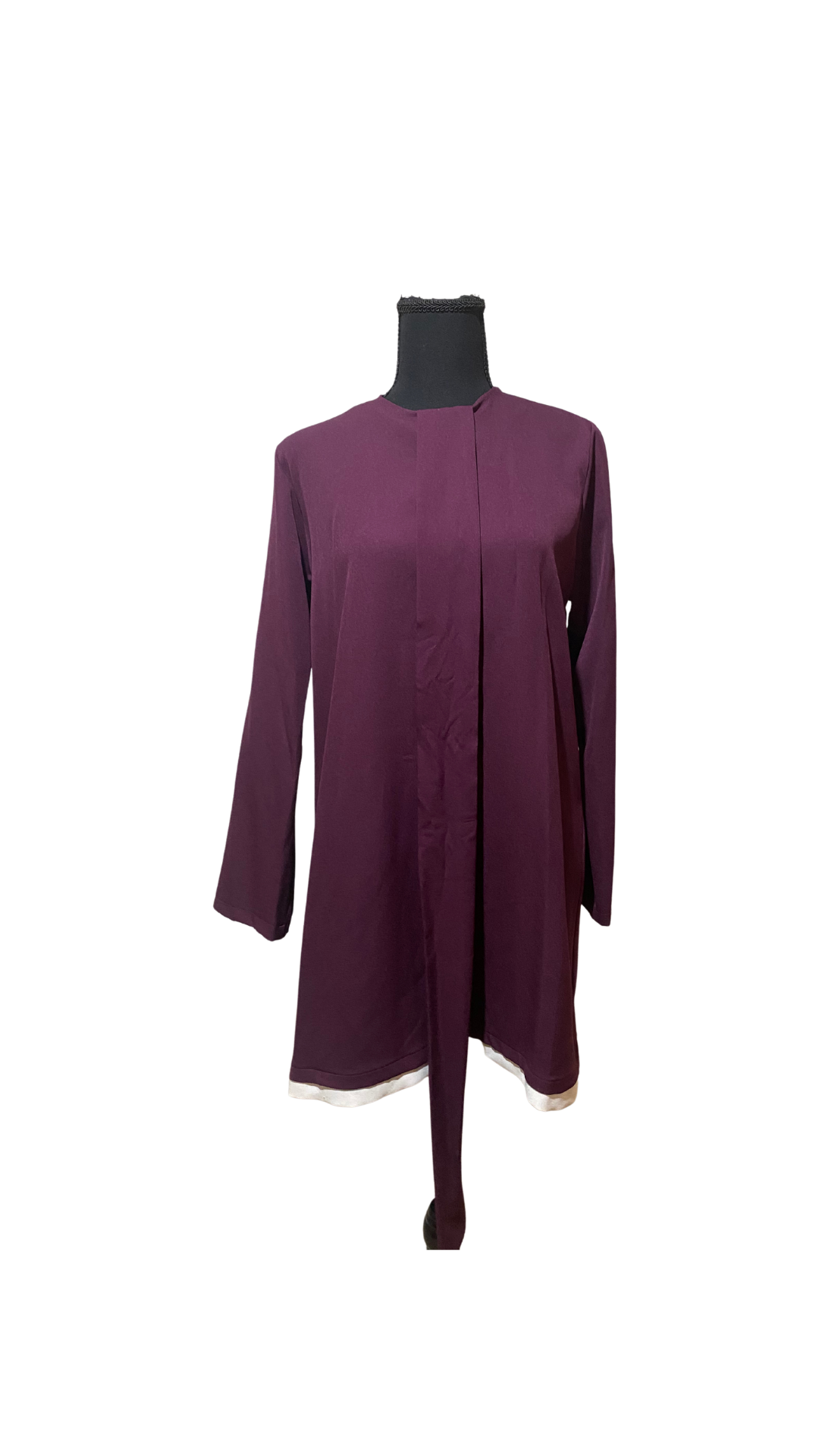 Purple Three Piece Abaya Set