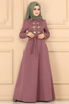 Powder Rose Abaya Dress