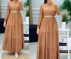 Coffee Abaya Dress